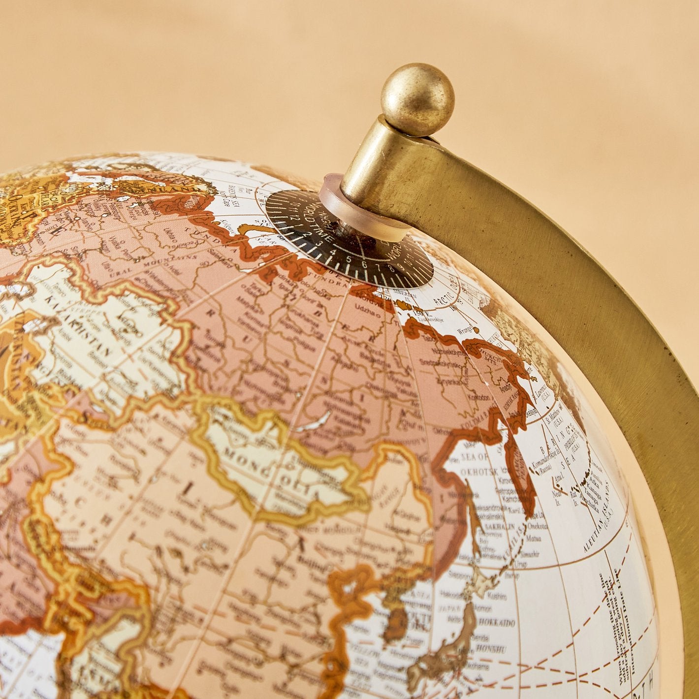 Metal Globe Table Accent
