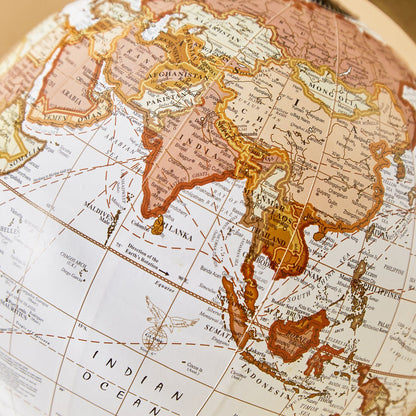 Metal Globe Table Accent