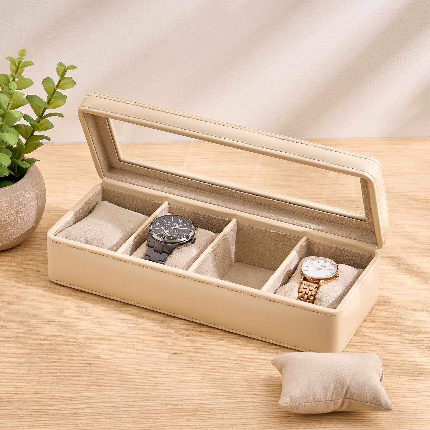 Wooden Compartment Watch Box