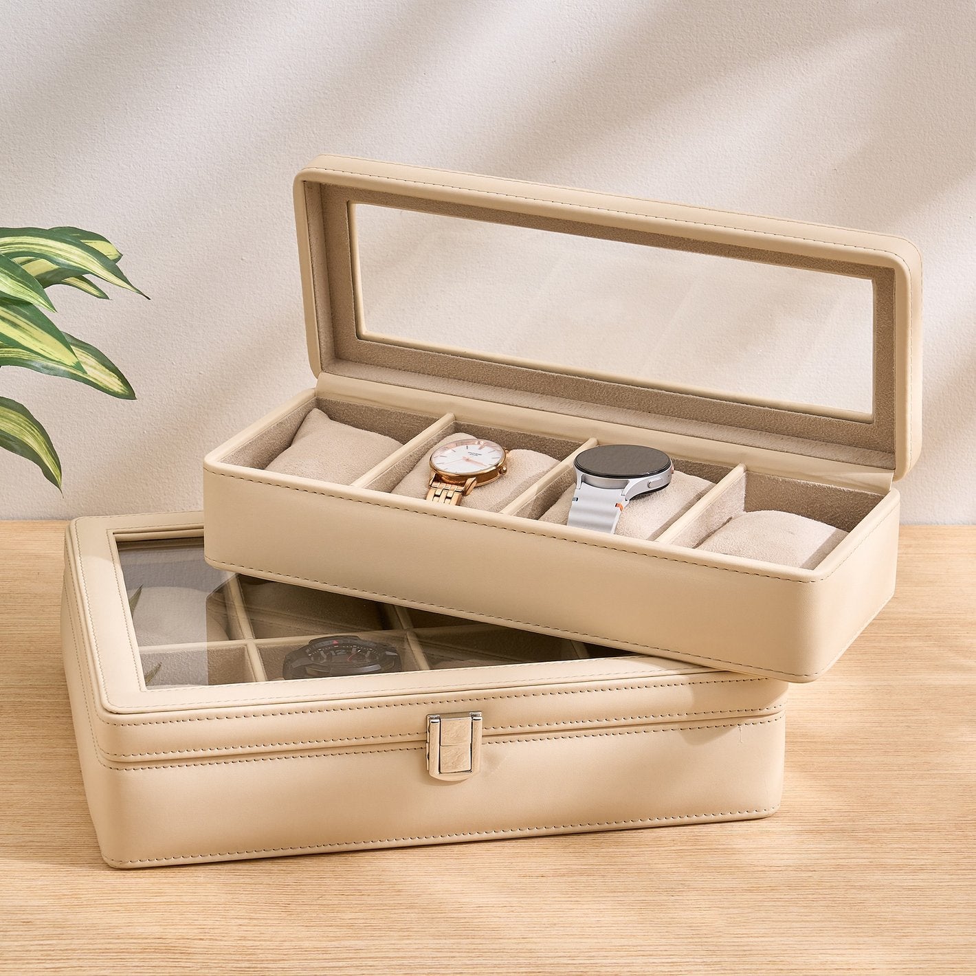 Wooden Compartment Watch Box