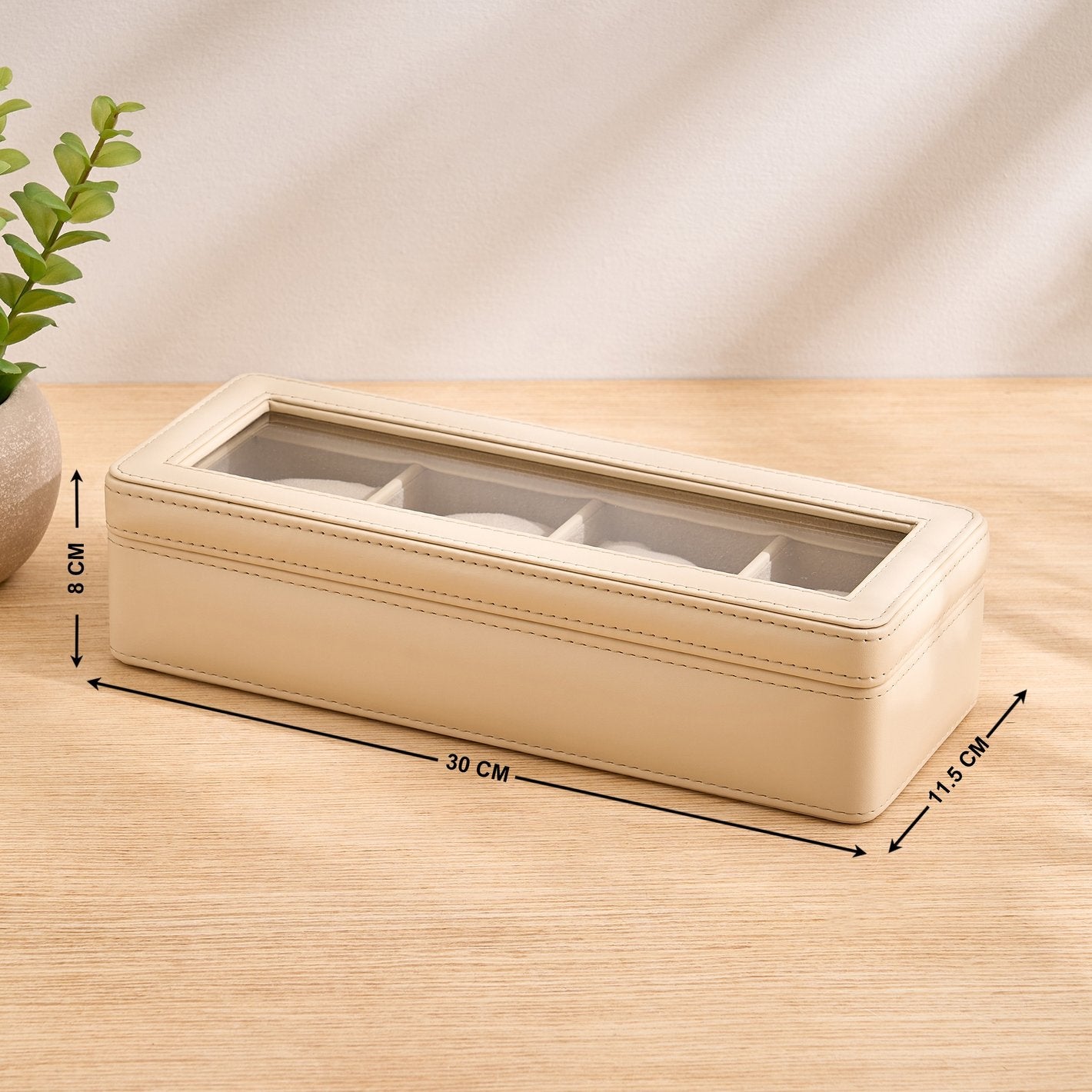Wooden Compartment Watch Box
