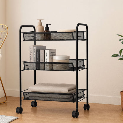 Metal 3-Tier Storage Trolley