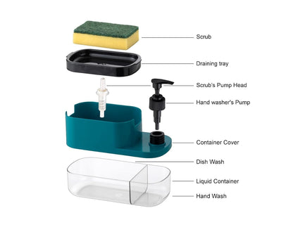 2 in 1 Soap Dispenser