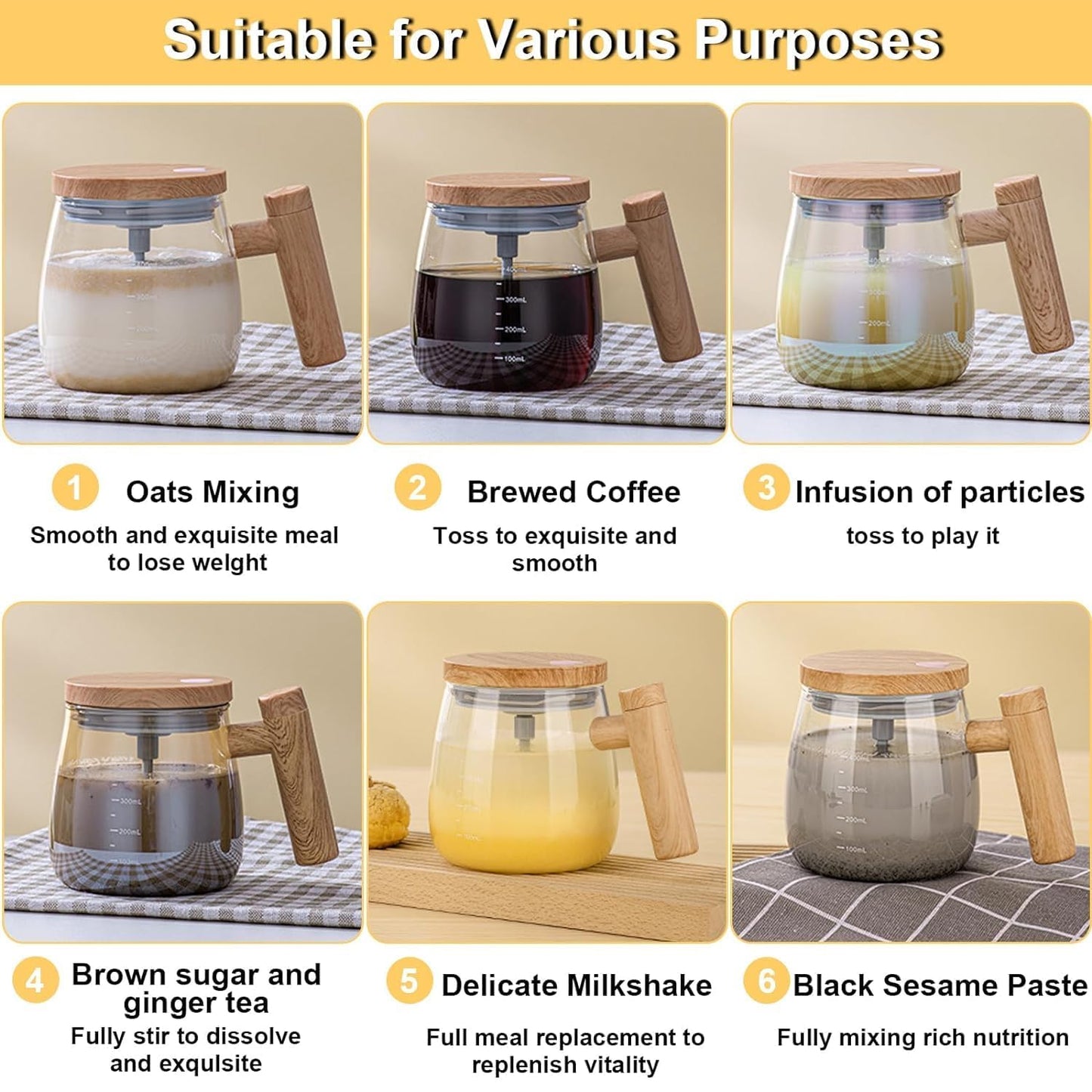 Self Stirring Coffee Mug