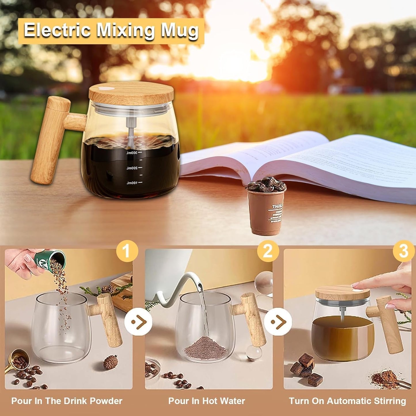 Self Stirring Coffee Mug