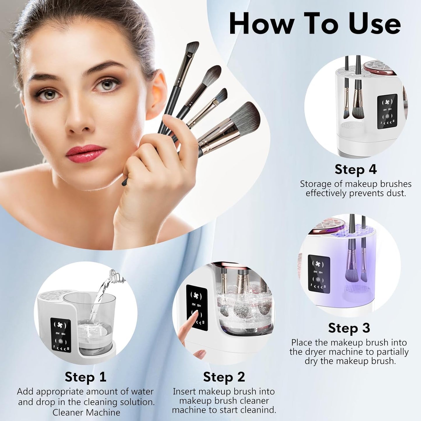 Makeup Brush Cleaner & Dryer
