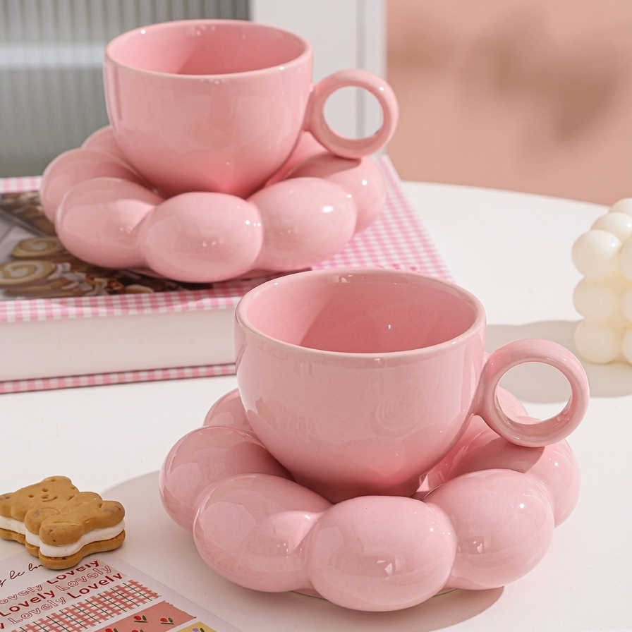 Pink Sunflower Cup